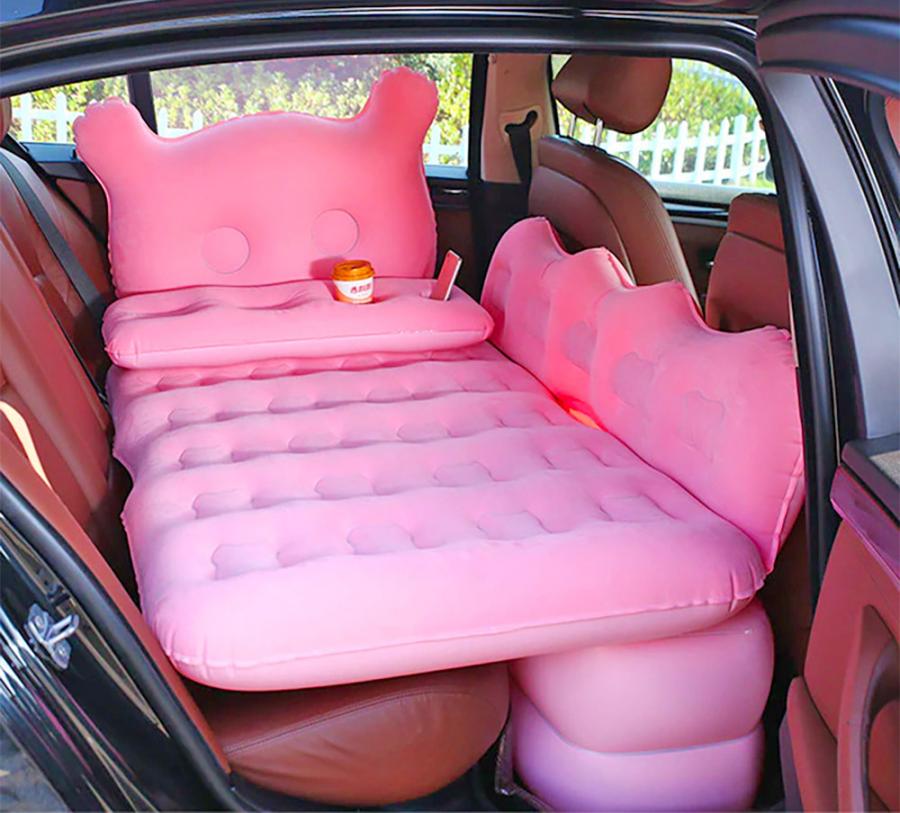 Inflatable Backseat Lounger and Bed For The Car