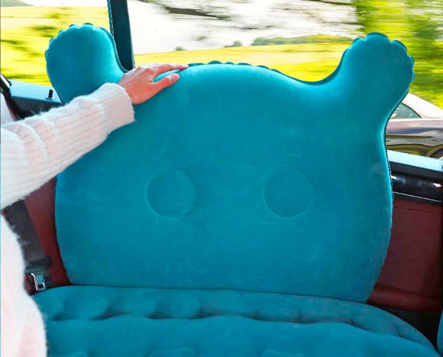 Inflatable Backseat Lounger and Bed For The Car