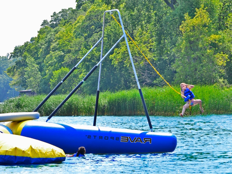 Rave Sports - Water Trampoline Rope Swing Attachment