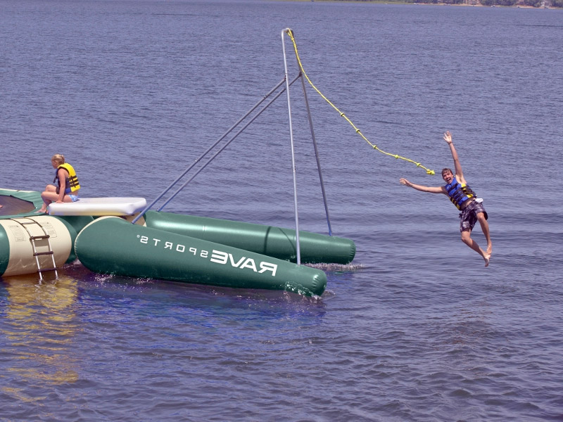 Inflatable Floating Rope Swing For The Lake