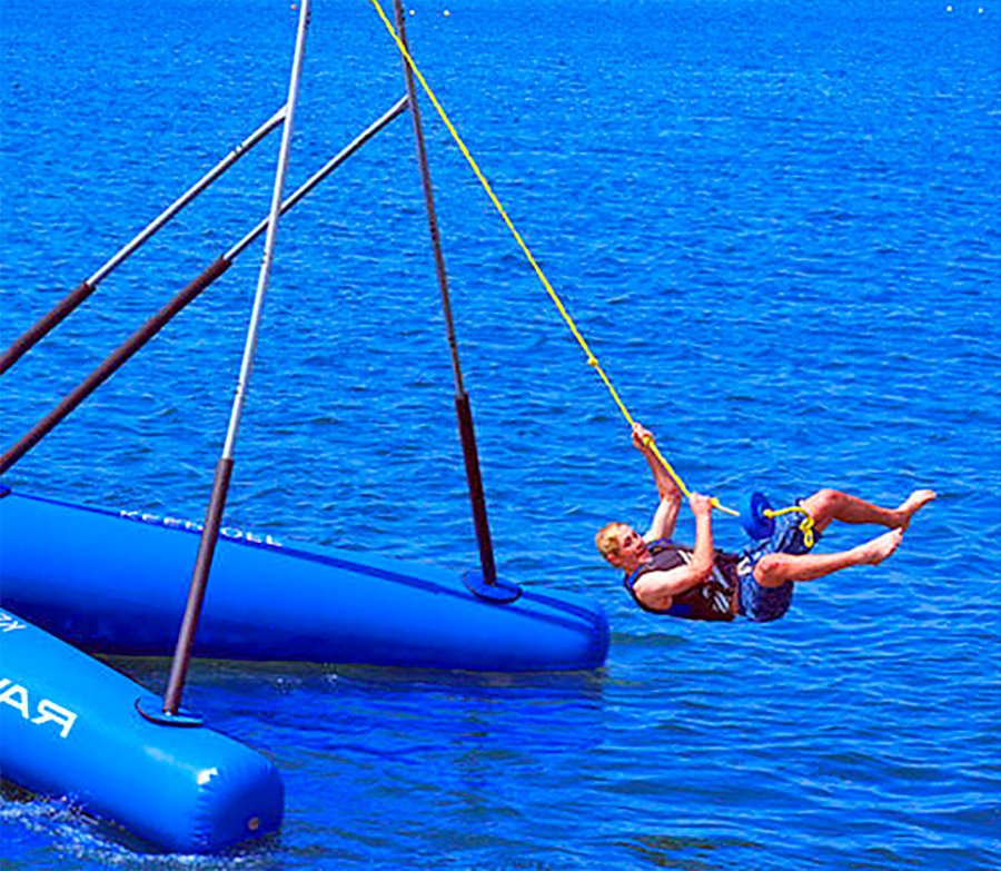 RAVE Rope Swing Rope with Foam Seat for Water Inflatables