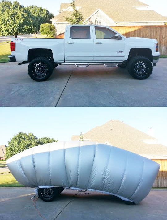 Inflatable Hail Protector For Your Car or Truck