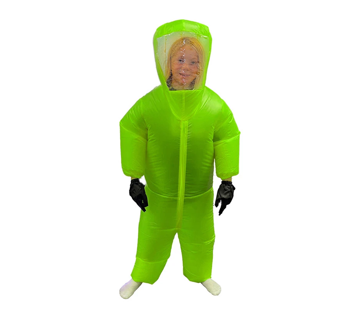 green radiation suit