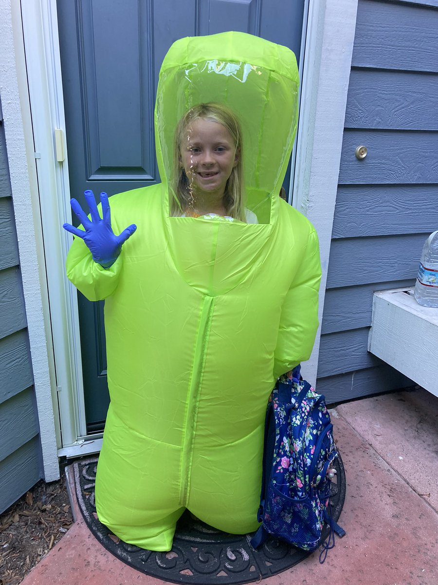 Inflatable Hazmat Suit Halloween Costume