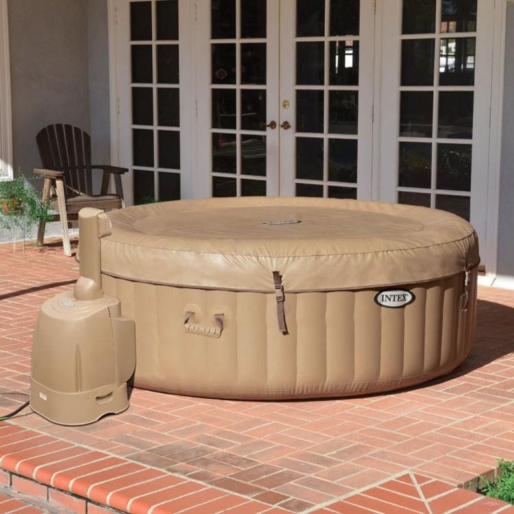 Intex Inflatable Hot Tub - Mobile Blow-up Hot Tub Ready in 20 Minutes