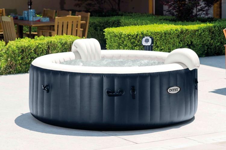 Intex Inflatable Hot Tub - Mobile Blow-up Hot Tub Ready in 20 Minutes