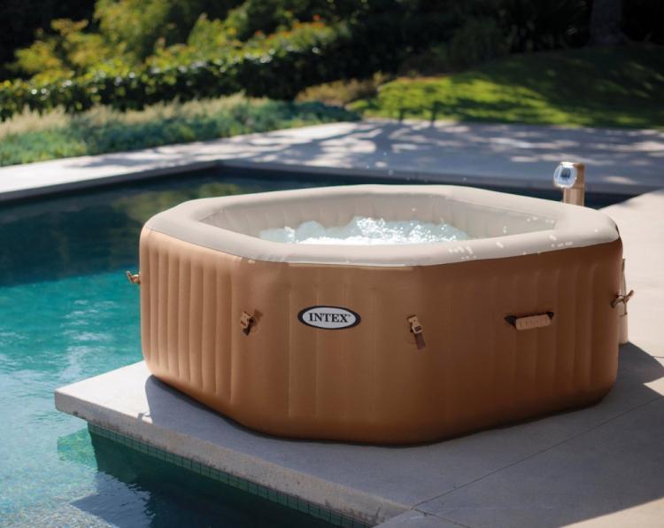 blow up hot tub intex