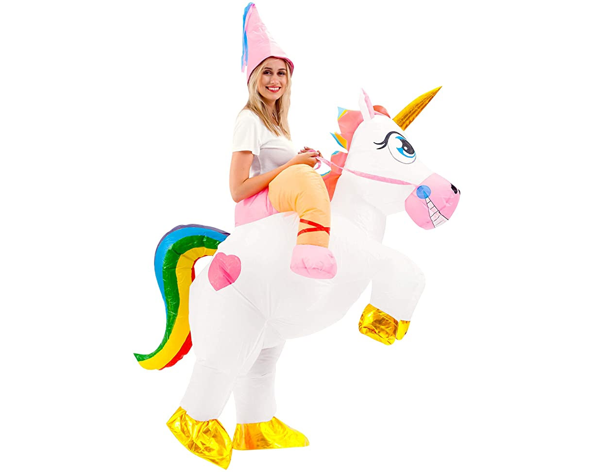 Inflatable Unicorn Ride-On Costume
