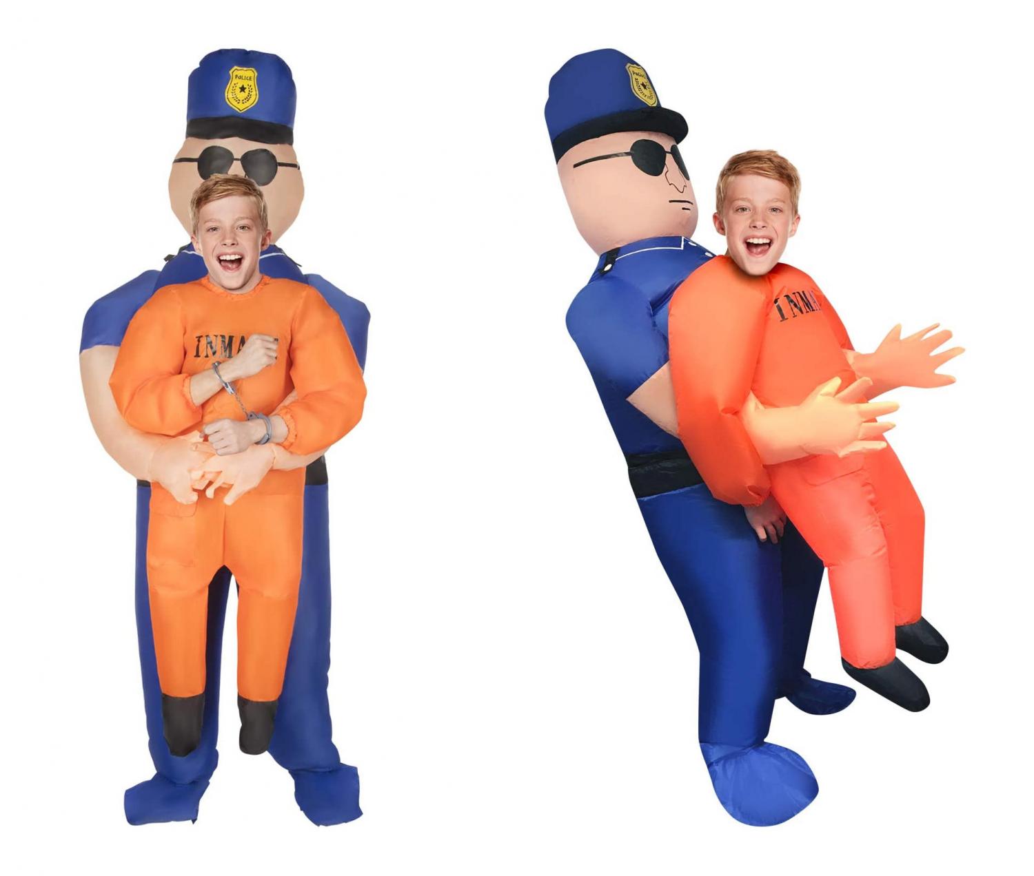 Hauled Away By Policeman Inflatable Pick-me-up Costume