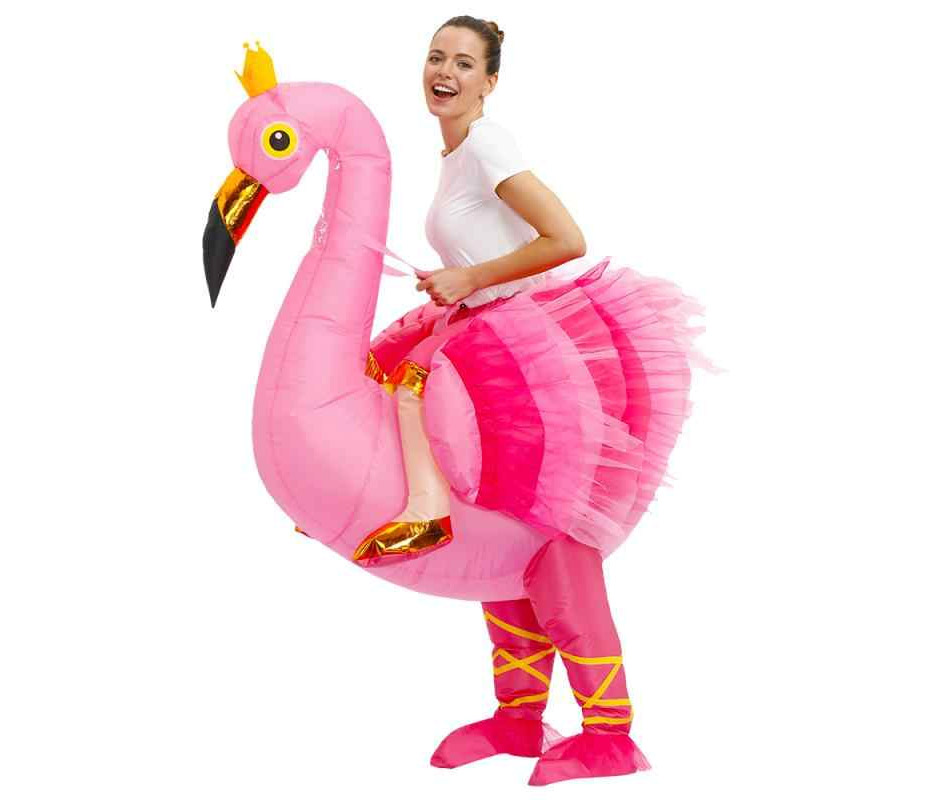 Inflatable Flamingo Pick Me Up Costume