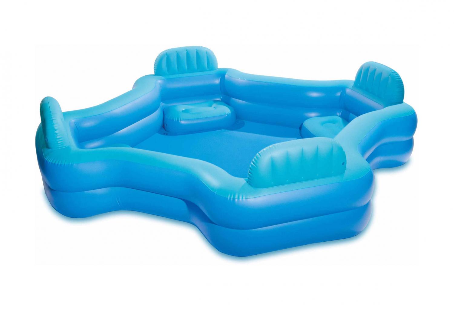 inflatable pool with chairs