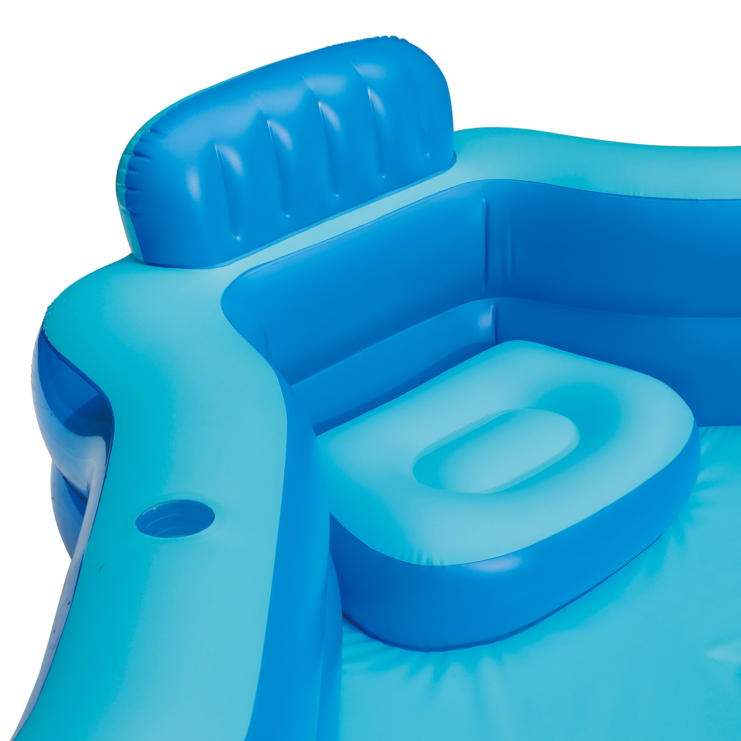 Inflatable Lounge Chair Pool - Blow-up pool with 4 built-in lounge chairs