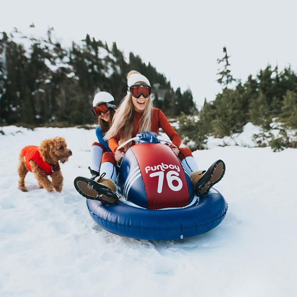 Inflatable Snowmobile Snow Sled