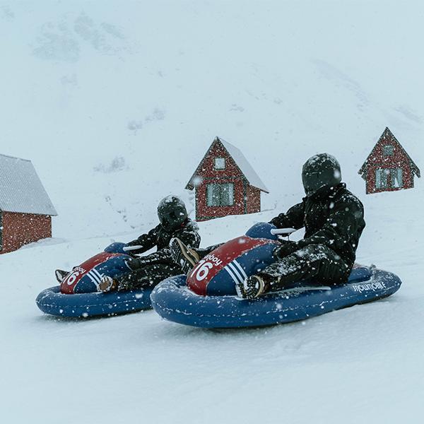 Inflatable Snowmobile Snow Sled