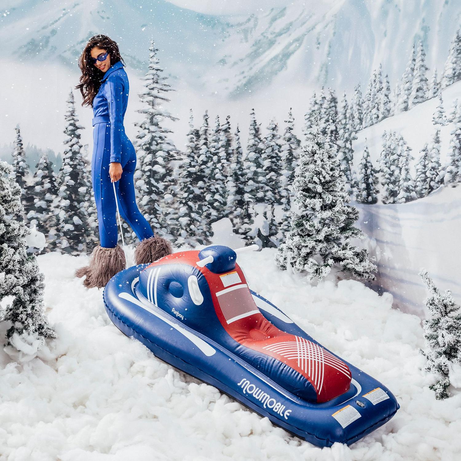 Inflatable Snowmobile Snow Sled