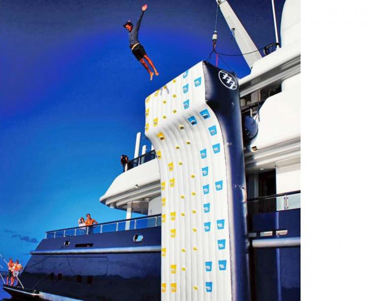 Inflatable Rock Climbing Wall For Yachts