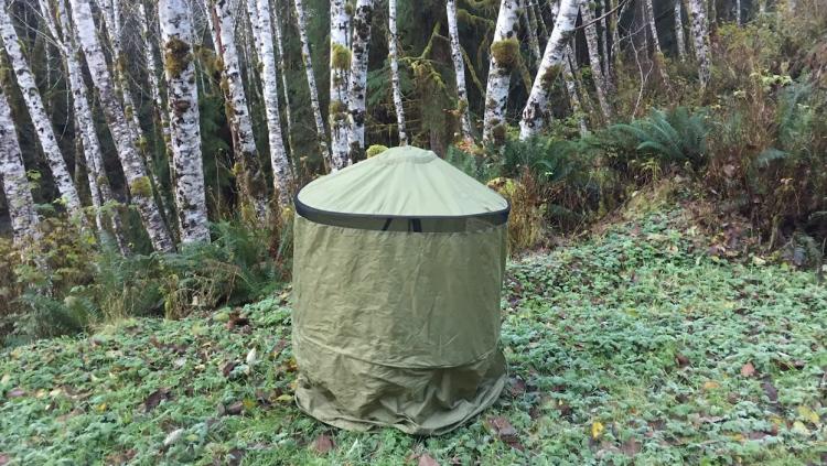 Portable store toilet tents