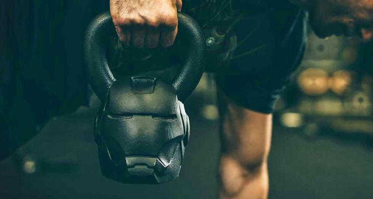 Iron store man kettlebell