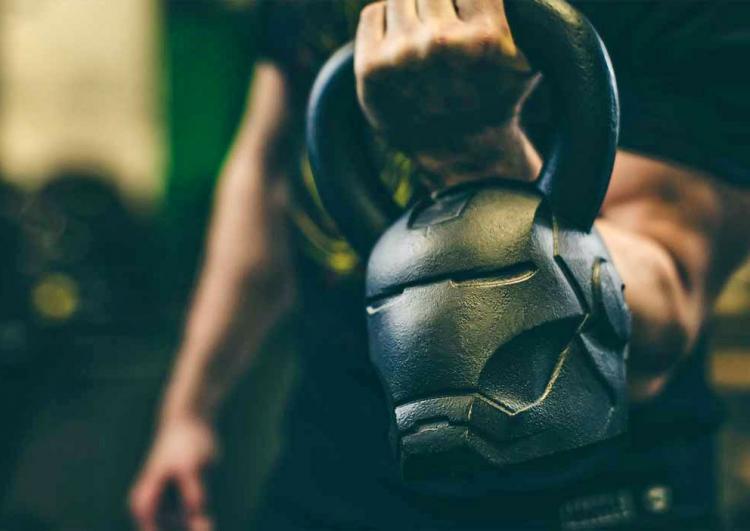 Iron best sale man kettlebell