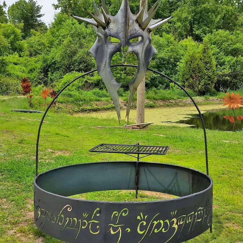 This Fire Pit Makes It Look Like Lotr S Sauron Is Watching You