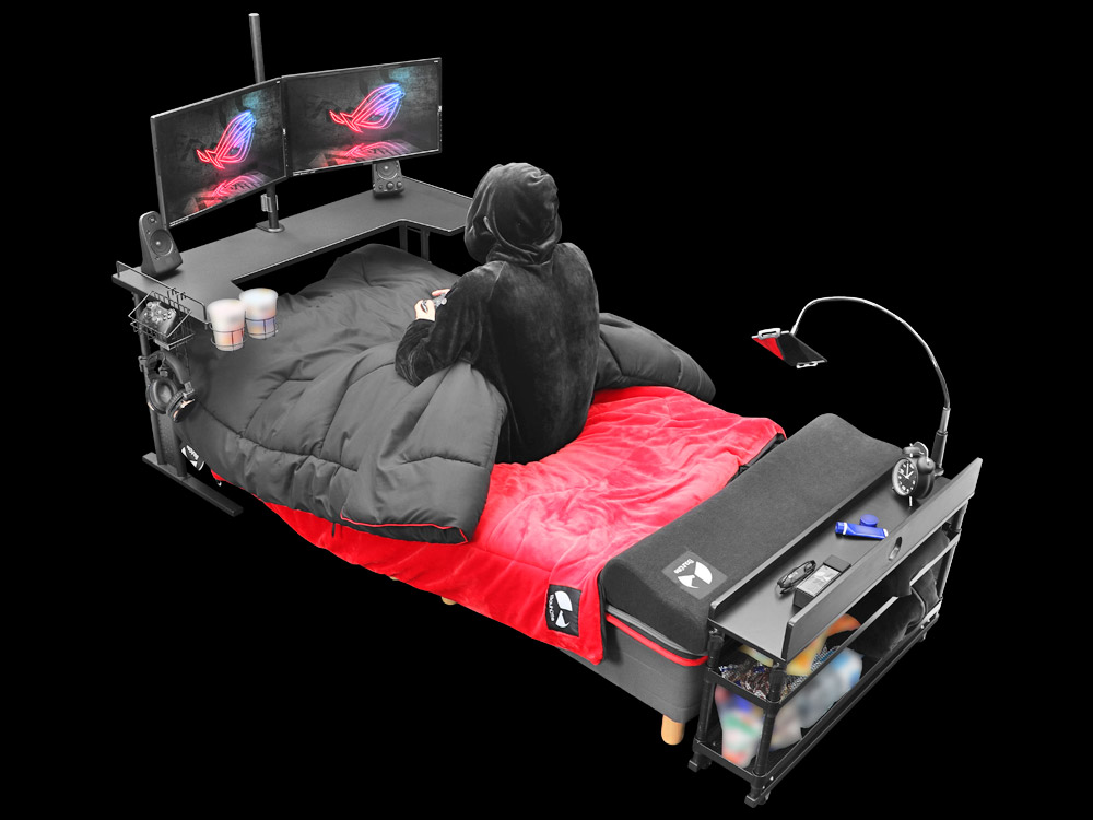 Ultimate Gaming Bed - Bauhutte Japanese bed for gamers