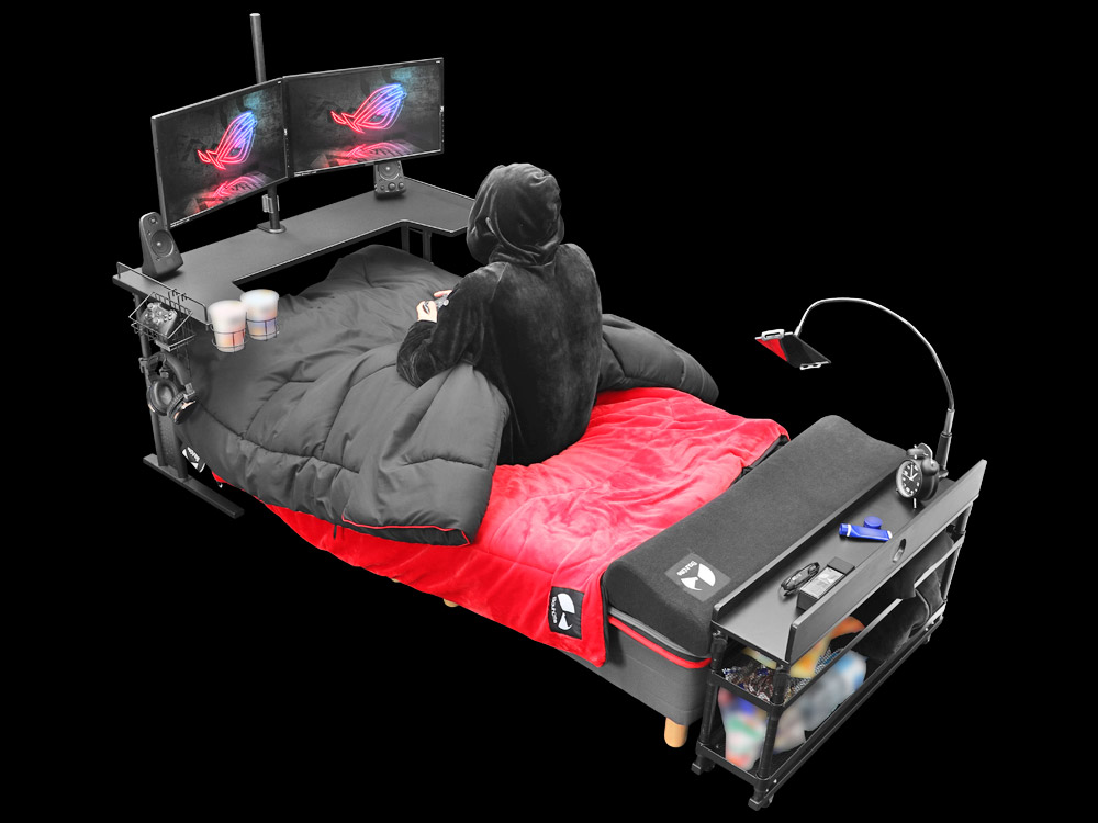 Ultimate Gaming Bed - Cama japonesa Bauhutte para jugadores