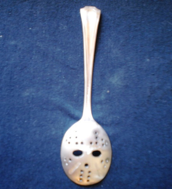 Jason Mask Slotted Spoon