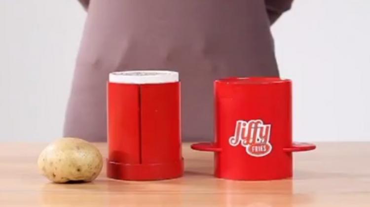 Jiffy Fries 2-in-1 Healthy Microwave French Fry Maker