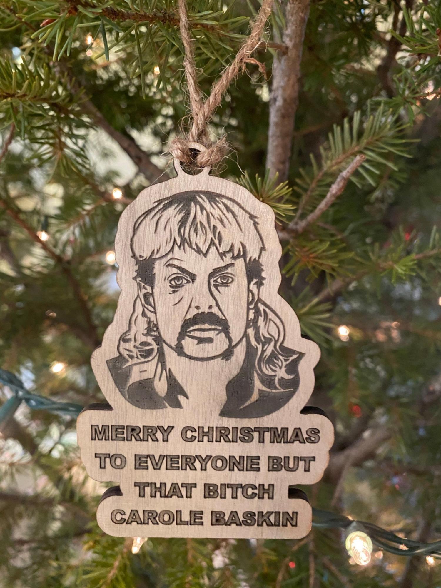 These Joe Exotic Tiger King Christmas Ornaments Have Us Dying