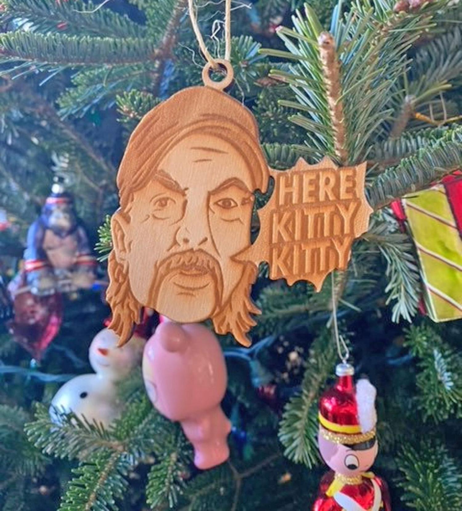 These Joe Exotic Tiger King Christmas Ornaments Have Us Dying