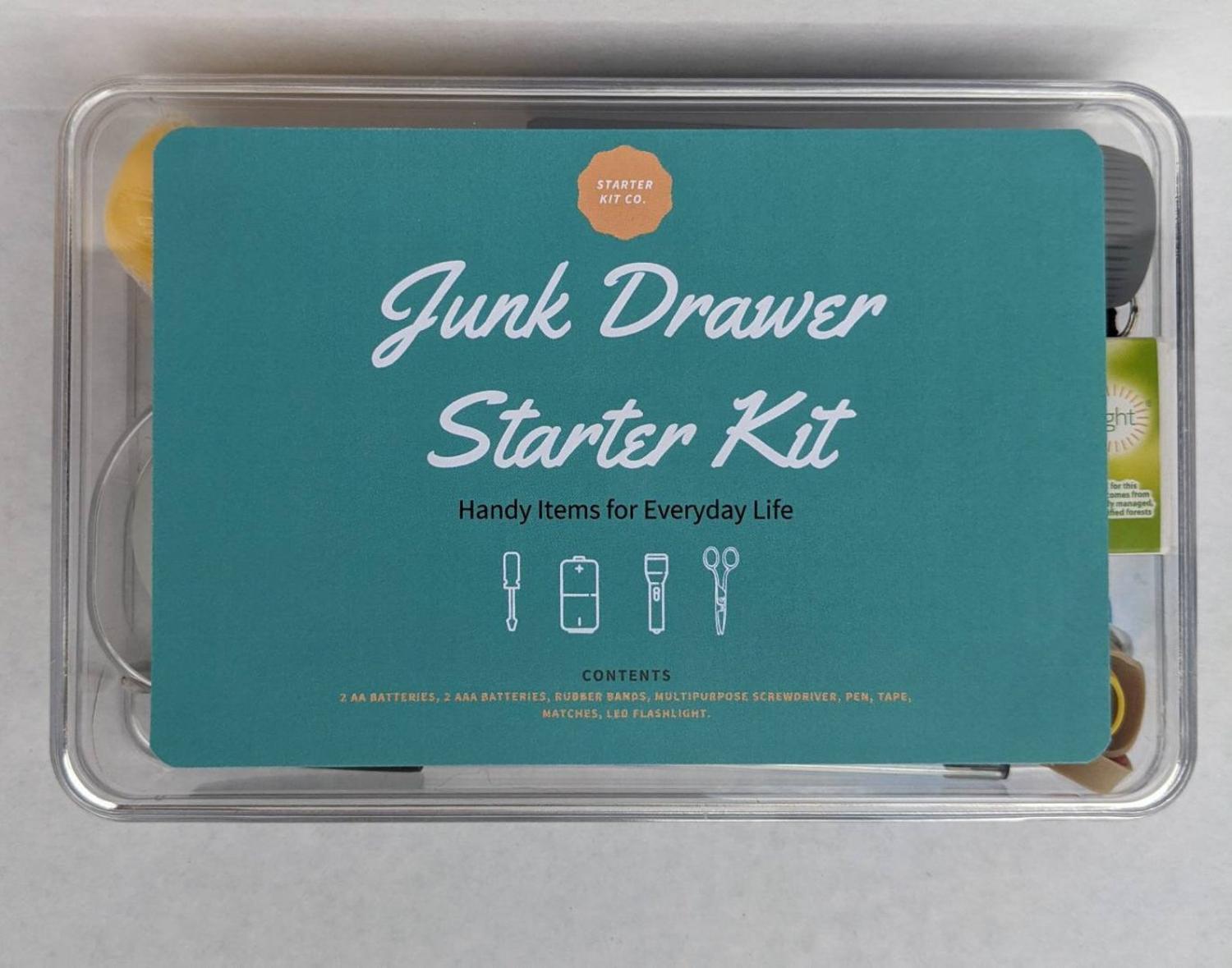 Stackable Organizers Junk Drawer Starter Kit