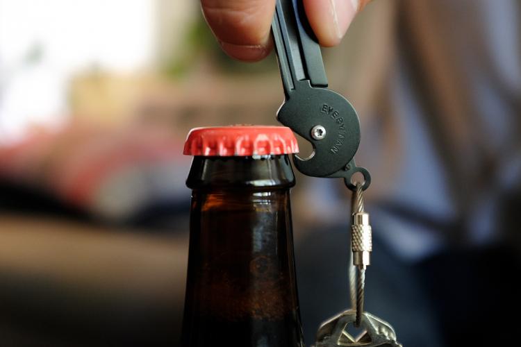 Everyman Porter Key-Chain Knife and Bottle Opener