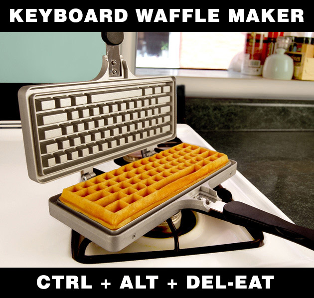 Keyboard Shaped Waffle Iron