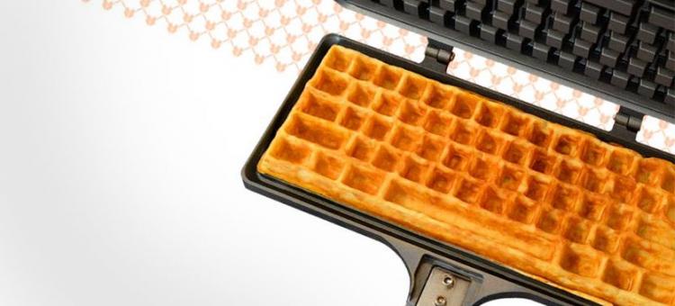 Keyboard Shaped Waffle Iron