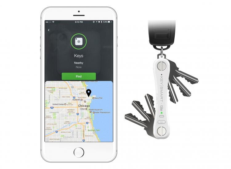 KeySmart Tile Tracks Your Keys On Your Phone Via GPS - KeySmart Pro key organizer and key tracker