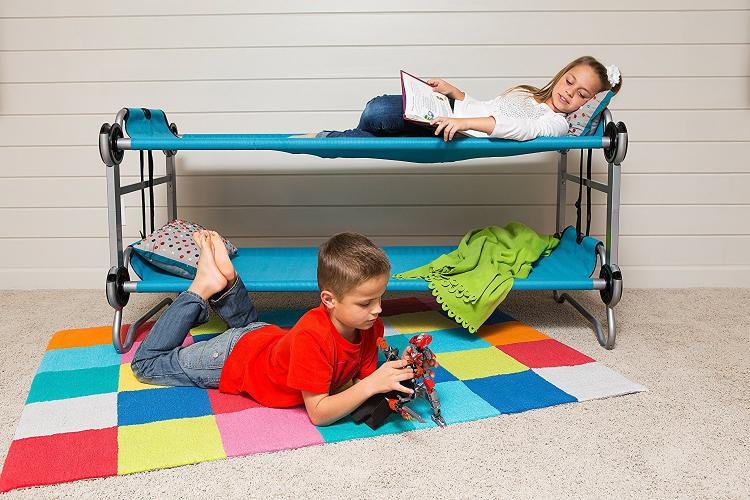 Children's camping bunk beds best sale