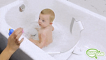 Baby Dam Bathtub Water Divider - Saves Water While Bathing Your Kids - Bathtub Water Saver