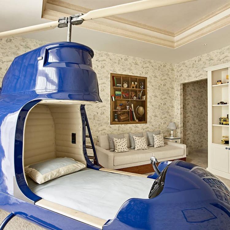 Custom Kids Helicopter Bed