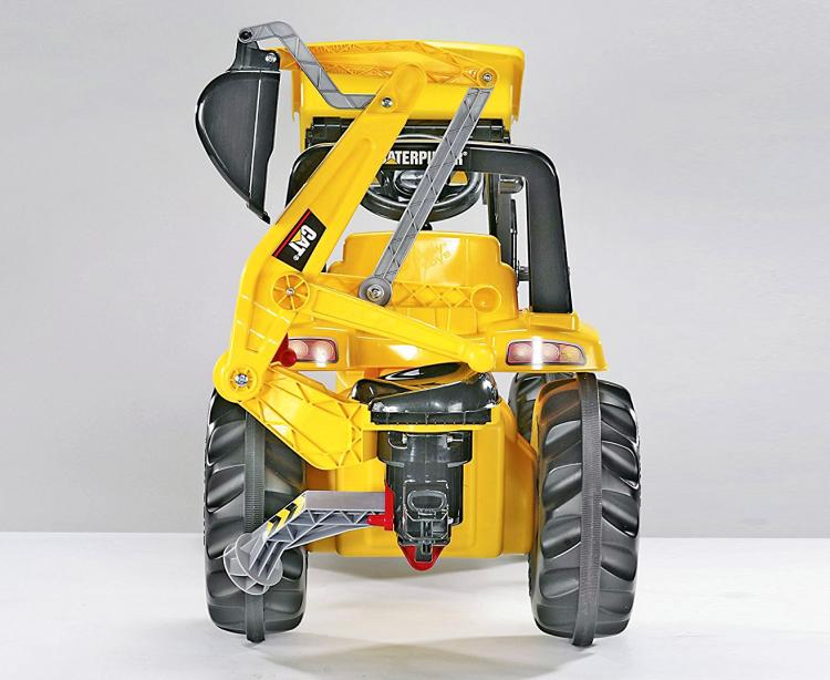 Kids Pedal Powered Backhoe Tractor - Rolly Toys Pedal Tractor With Functioning Shovel, digger, and plow