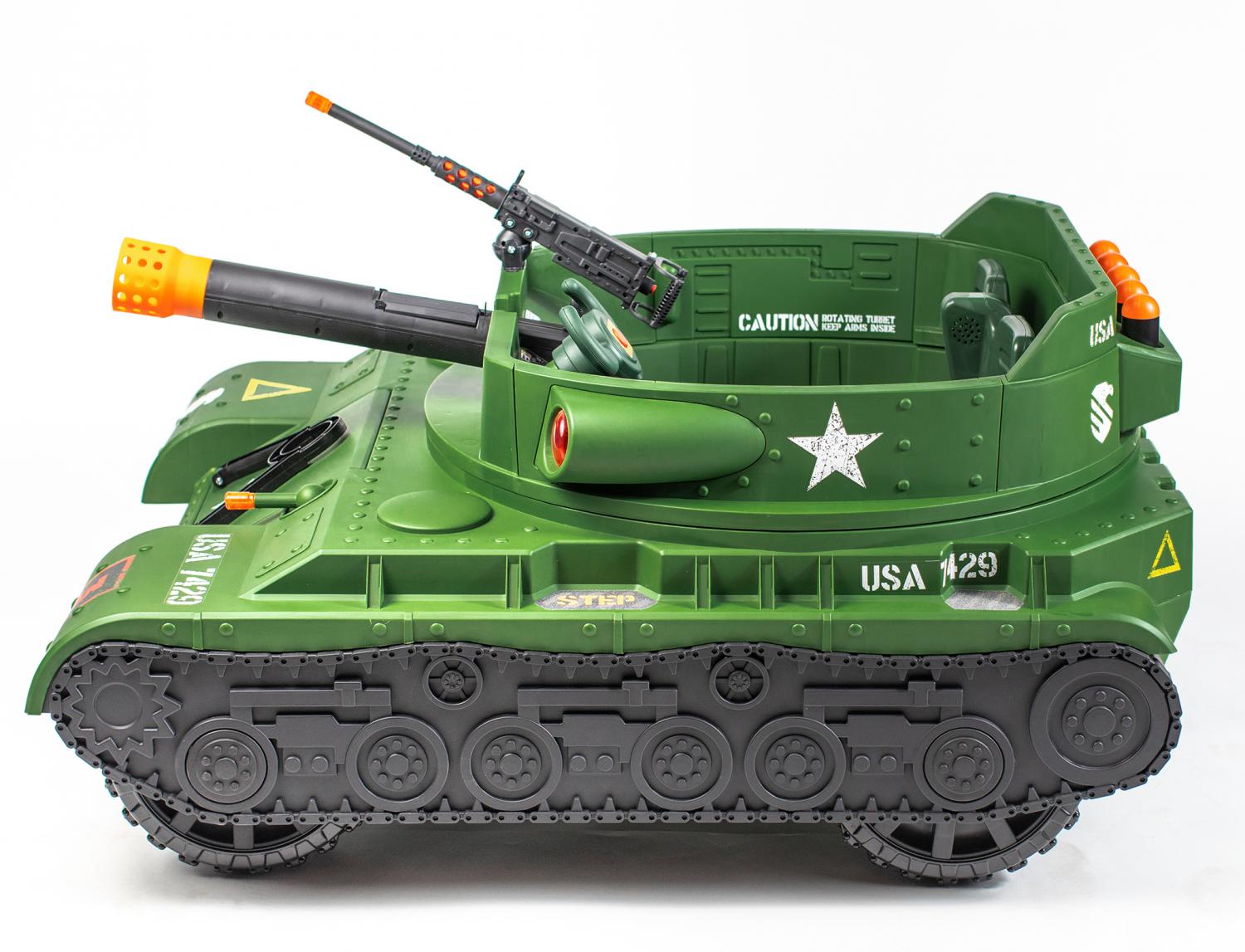 Army tank cheap ride on toy