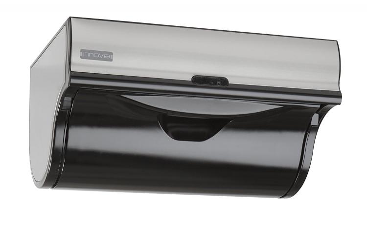  Innovia Automatic Paper Towel Dispenser. Touchless Technology.  Works with Most Paper Towel Brands and Sizes. Dispenses The Number of  Sheets You Need. Black, Under Cabinet Mounted.