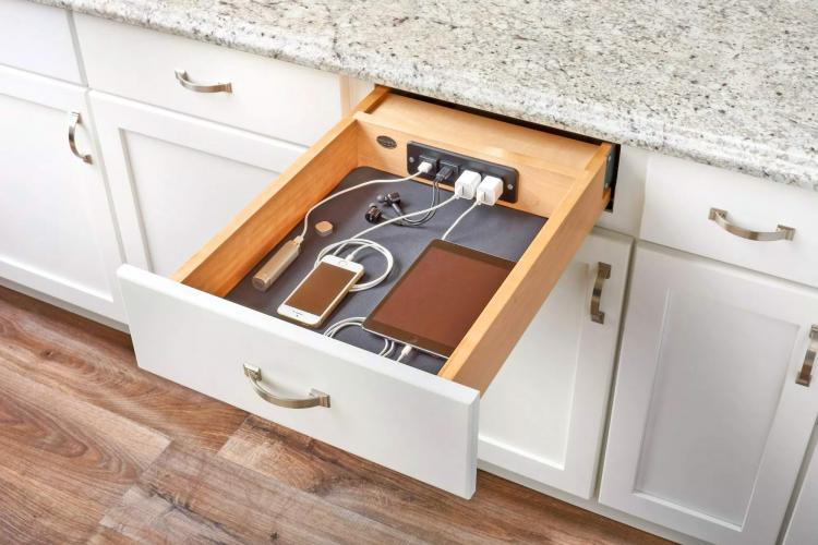 This Charging Drawer Charges Your Devices Without Taking Up Counter Space