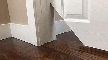 KittyKorner Turns Corner Of Door Into a Cat Pass