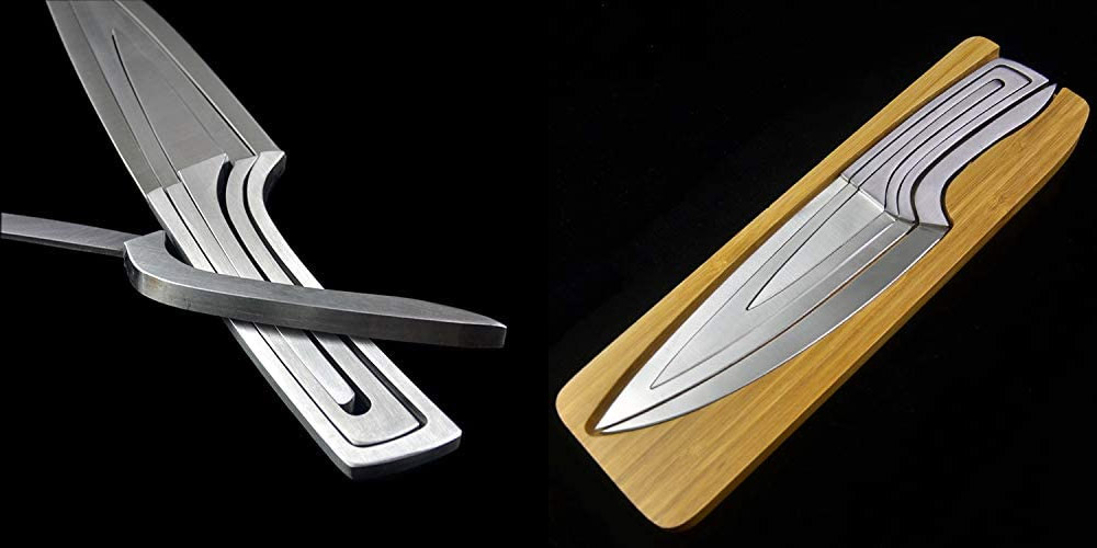 Beautiful Nesting Knives Designed by Mathematics