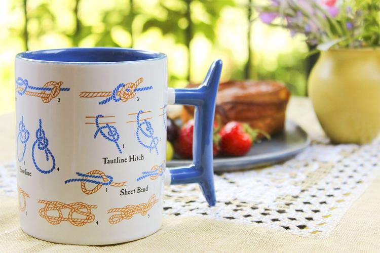 Knot Tie Coffee Mug Teaches You How To Tie Knots - Knot mug