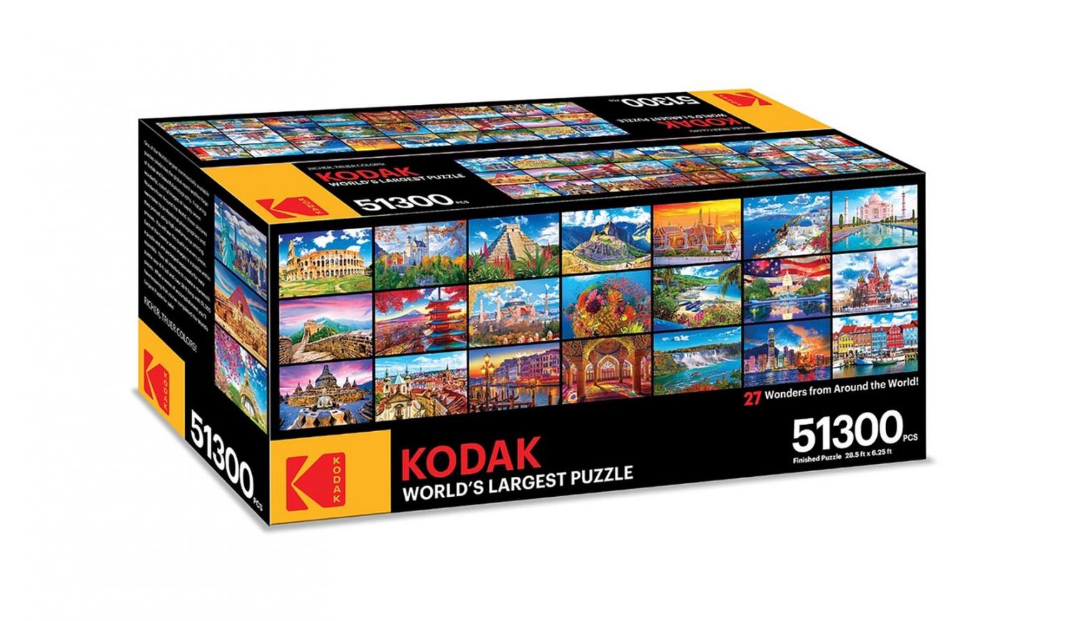 Kodak World's Largest Jigsaw Puzzle - Massive 51,300 piece jigsaw puzzle