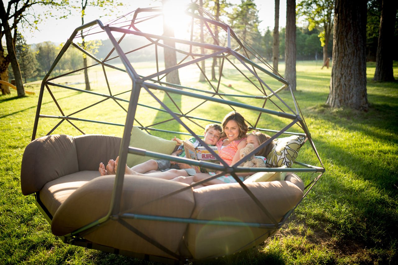 kodama zome outdoor swing bed