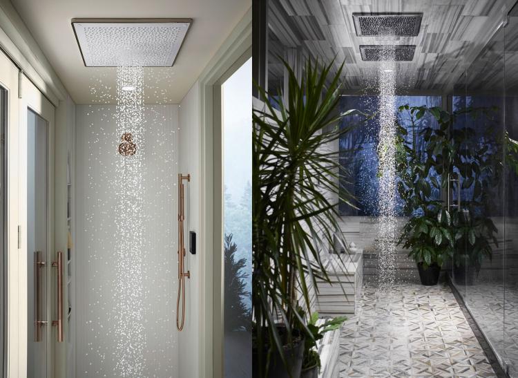 Kohler Real Rain Shower Head Simulates Real Rain Drops