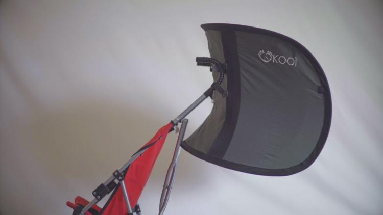 KOOÏ Cover: A Breastfeeding Cover That Attaches To Stroller - Baby Stroller Breastfeeding Shield