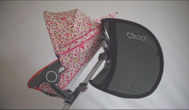 KOOÏ Cover: A Breastfeeding Cover That Attaches To Stroller - Baby Stroller Breastfeeding Shield